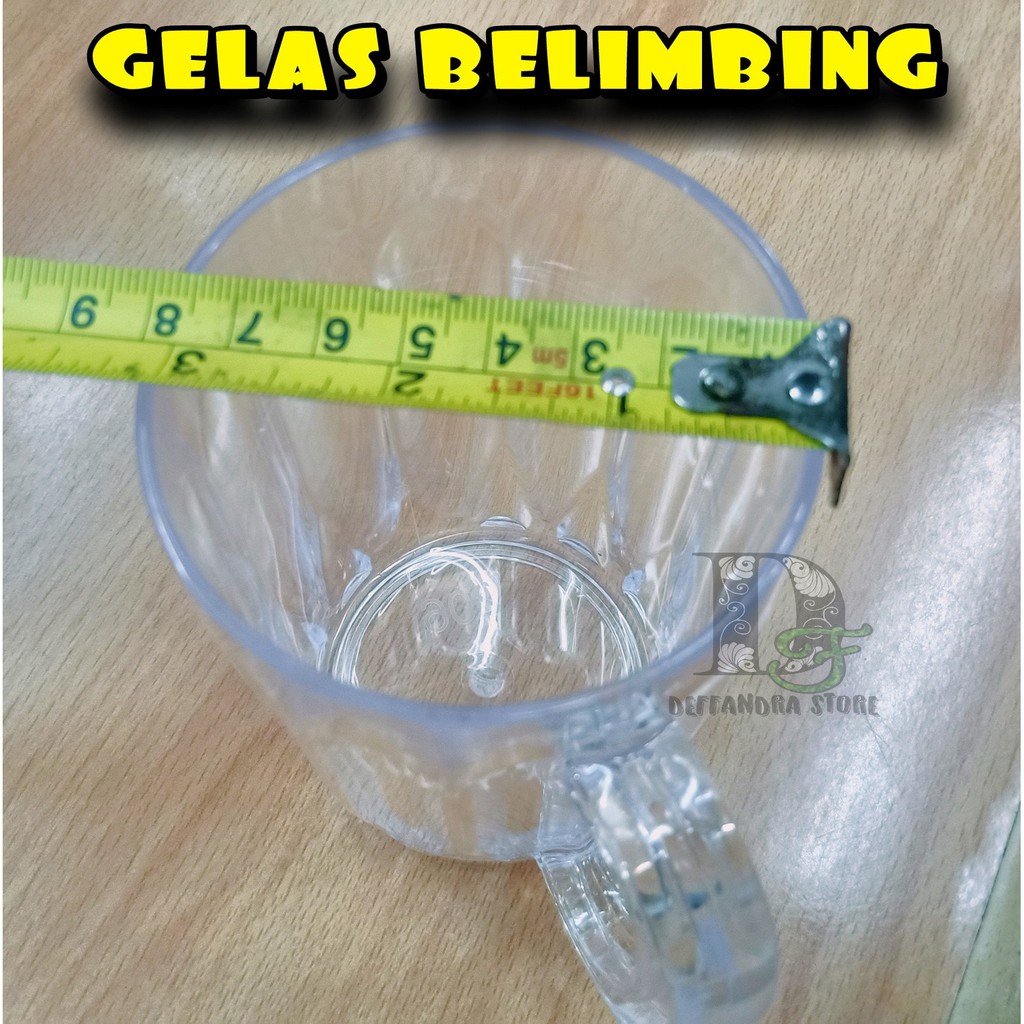 Jual Gelas Plastik Mika Gelas Belimbing 6 Pcs Shopee Indonesia