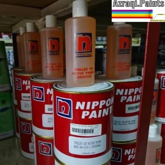 NIPPON ACTIVE PRIMER V120 1 KG / Cat Dasar Aluminium, Besi Galvanis