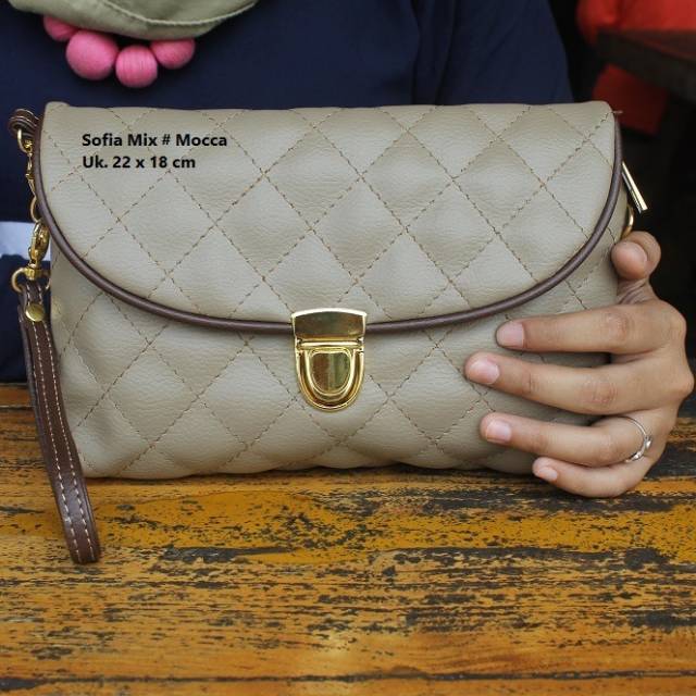 SOFIA MIX **tas fashion wanita slempang mini lokal murah lariss**