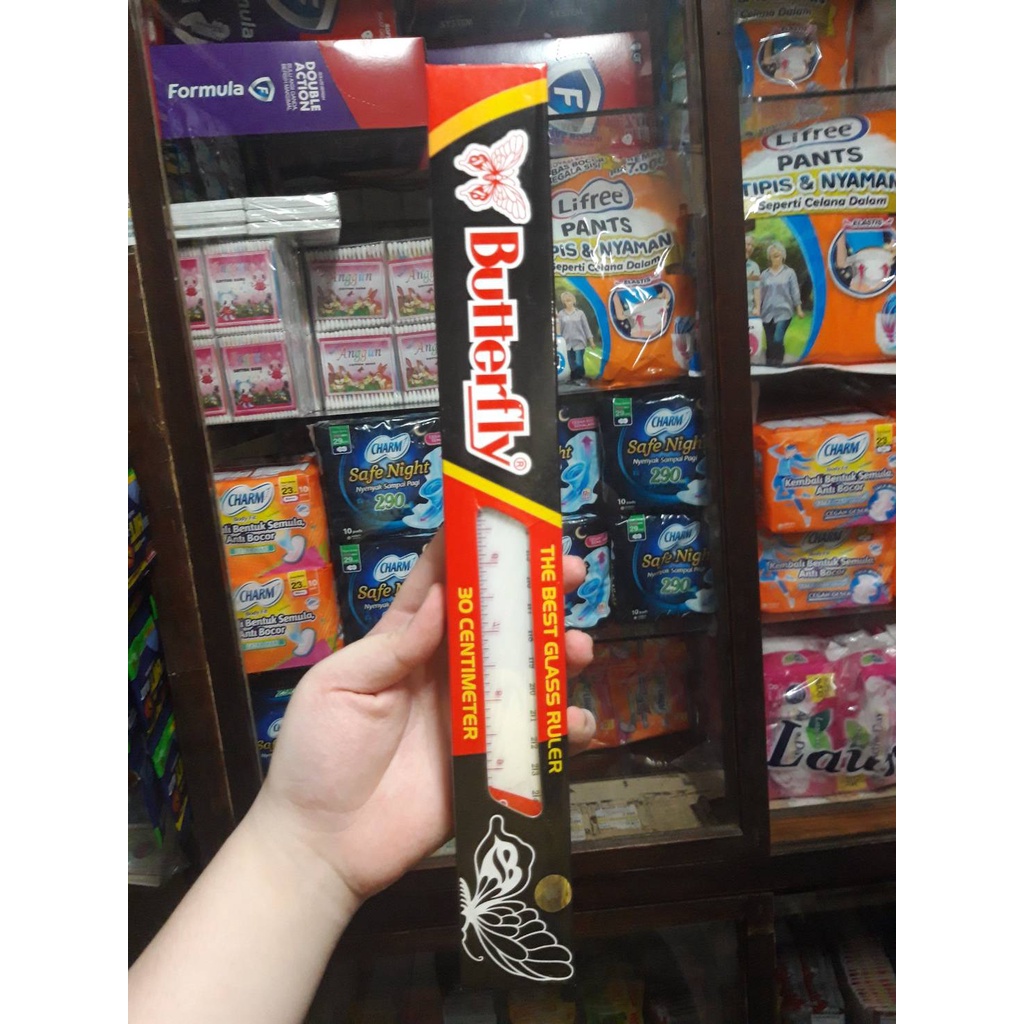 

Penggaris Butterfly 20 cm - 30 cm