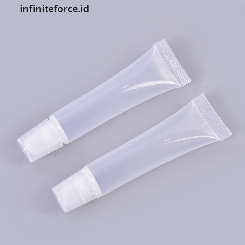 (Infiniteforce.Id) 20pcs / Set Botol Tube Kosong 8ml Untuk Lipstick / Lip Gloss / Lip Balm