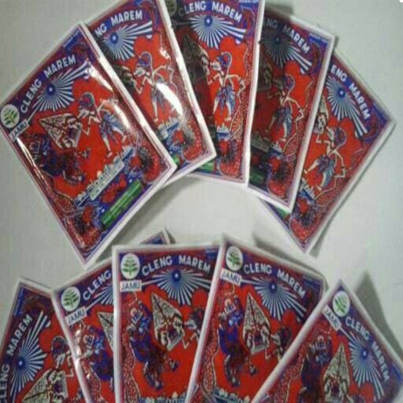 

Jamu wayang cap becak cleng marem