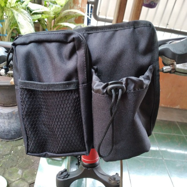 TAS BOTOL AIR MINUM SEPEDA GUNUNG TAS MINI SETANG SEPEDA BAG BIKE CYCLE BLACK SEPEDA LIPAT
