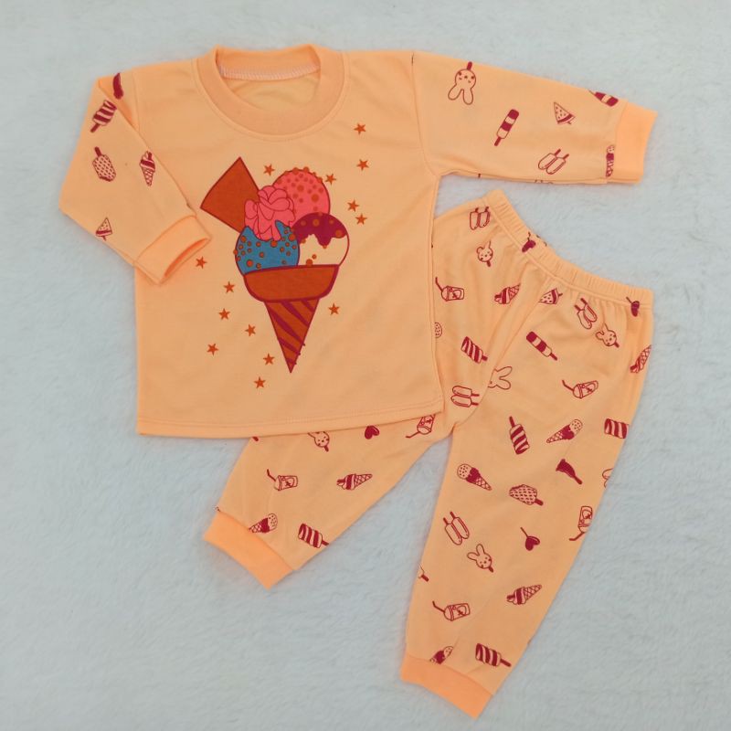 [Ss-8057] Pakaian Bayi 0-12bulan, Baju Tidur Anak Perempuan, Piyama Bayi, Setelan Anak