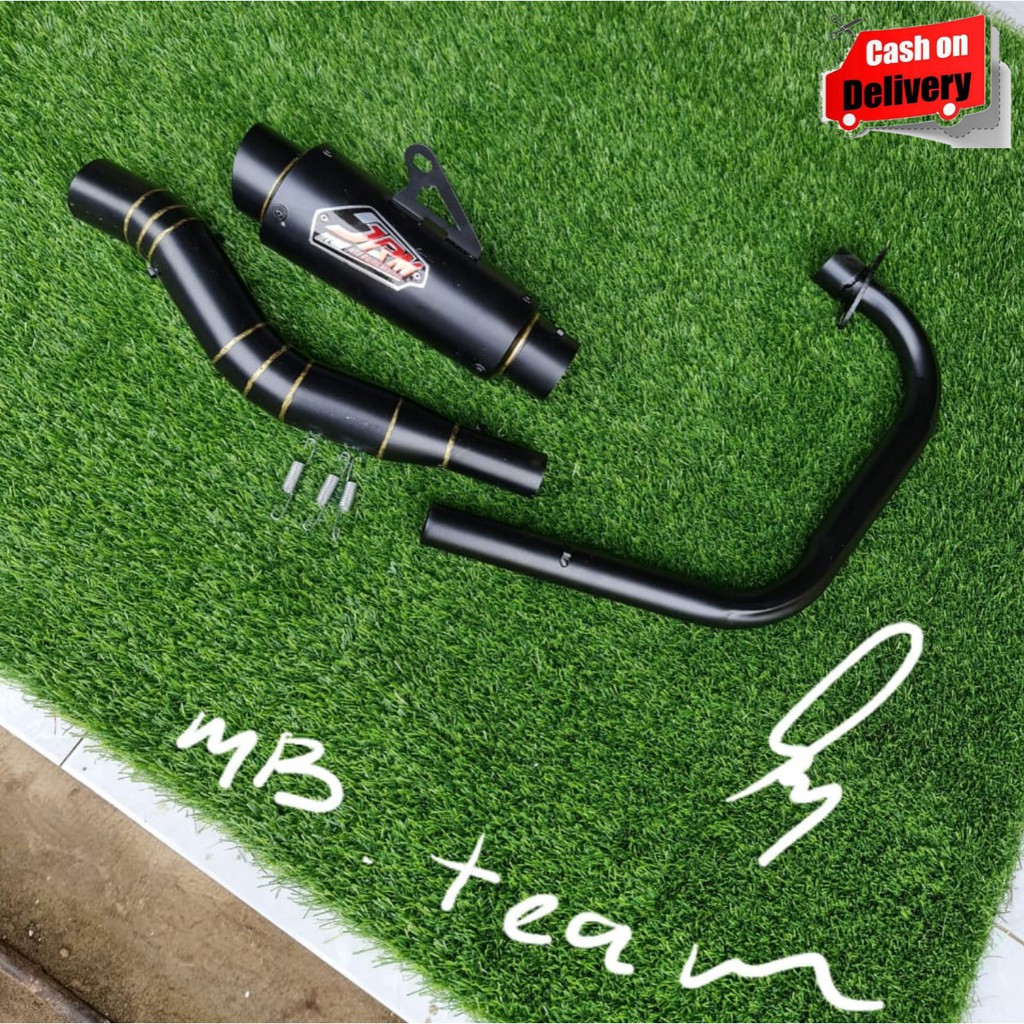 KNALPOT RACING TIGER - MEGA PRO - CB 150R OLD JRM BLACK DOV