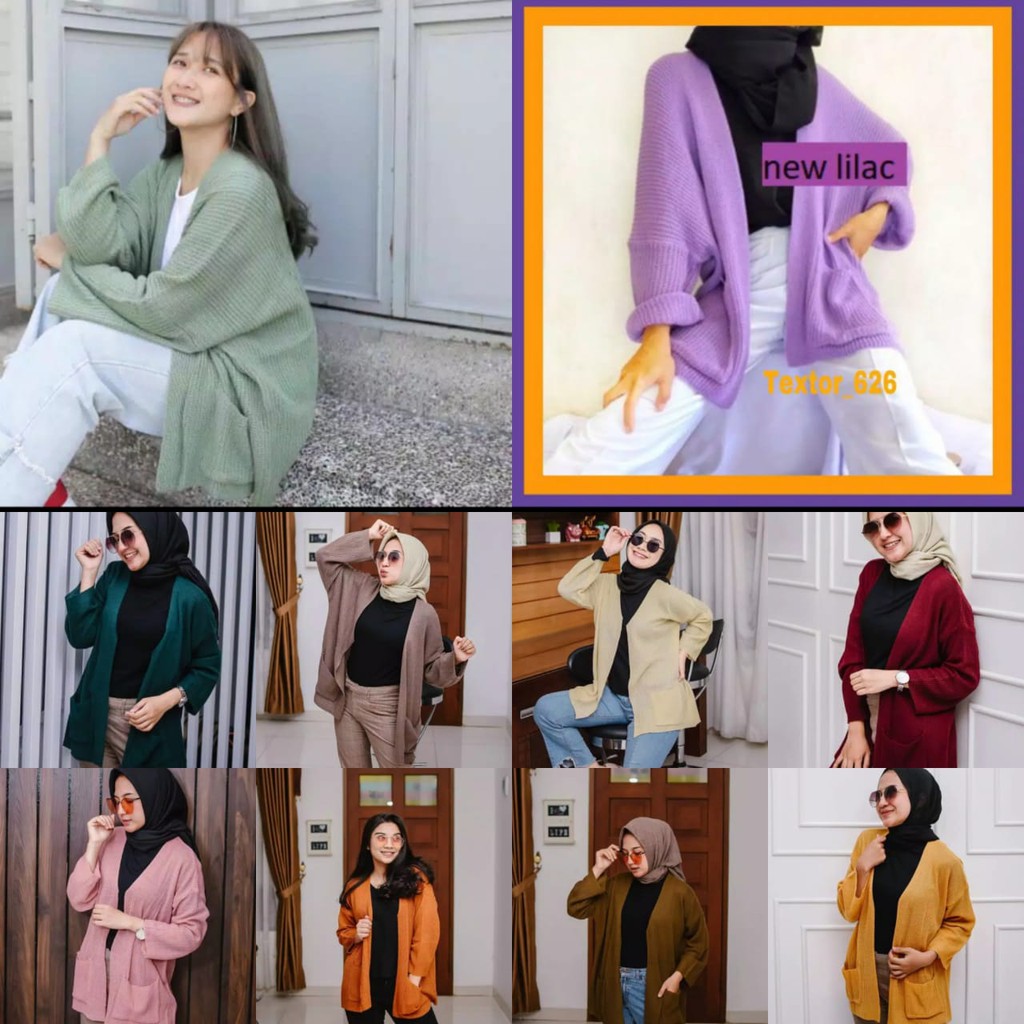 LOOCY CARDIE RAJUT WANITA - SWEATER WANITA - SWEATER RAJUT KNIT