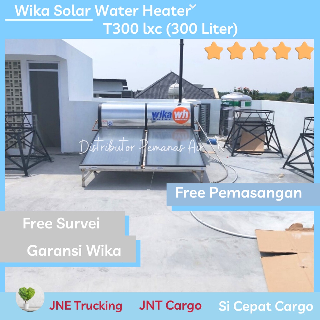 Water Heater Pemanas Air Solar Water Heater Wika 300 Liter Bergaransi