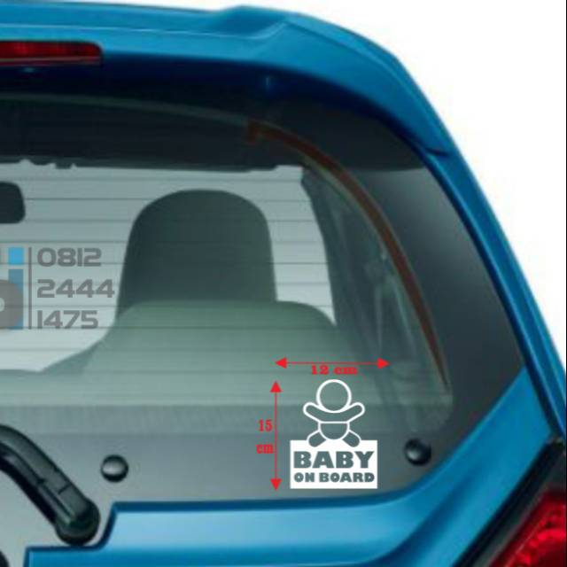 Sticker/Stiker Kaca Mobil Baby On Board