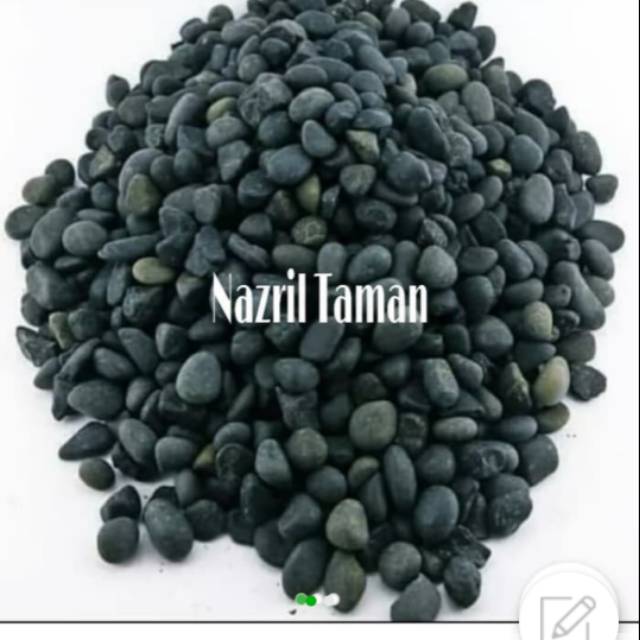 Batu Koral hitam / batu koral bangkulu batu hias aquascape 1kg