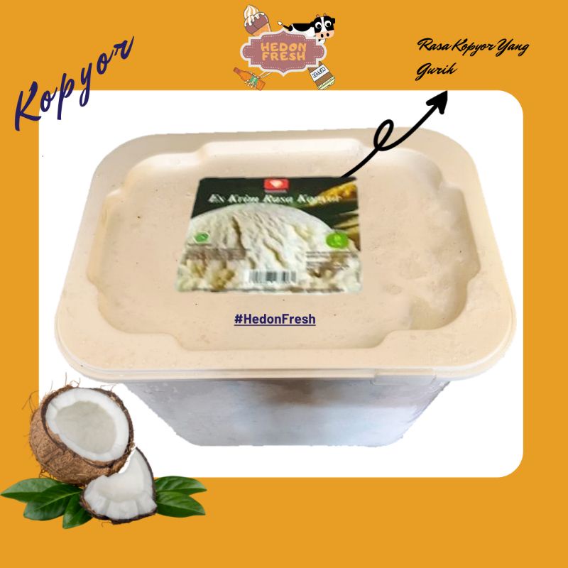 

Ice Cream Diamond Kopyor 8 Liter