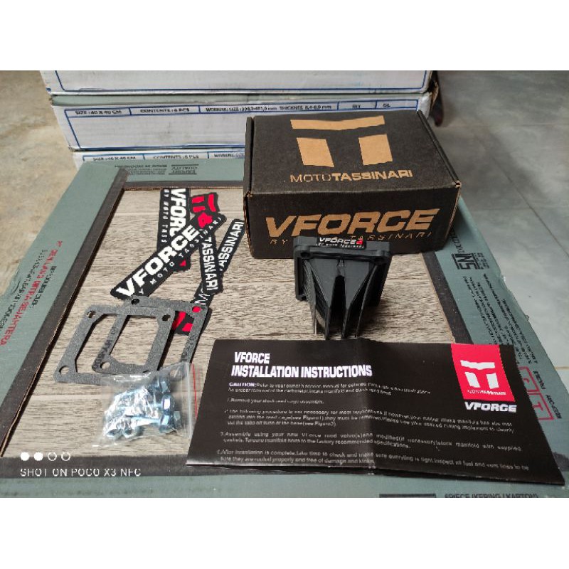 MEMBRAN CARBON RX KING VFORCE 4 VFORCE4 RXZ SET- MEMBRAN VFORCE 4 RXZ