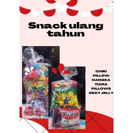 

Snack Ulang Tahun/Acara Hajatan/Snack Hampers Hari Raya