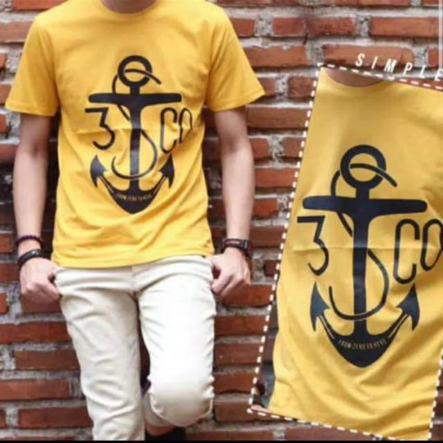 THREE SECOND/kaos cowo/baju kaost three adadi