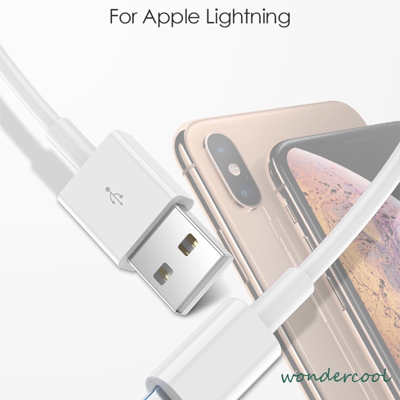 Kabel Data / Charger Lightning Universal Fast Charging Panjang 1-2m Untuk Iphone-Won