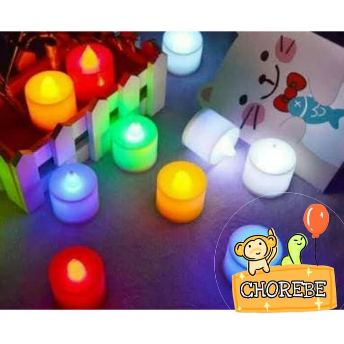 Lilin LED / Lilin Elektrik / Electric Candle / Smokeless Candle per box