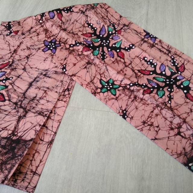 Batik Tulis Bakaran Warna Coklat Susu Cantik 140418