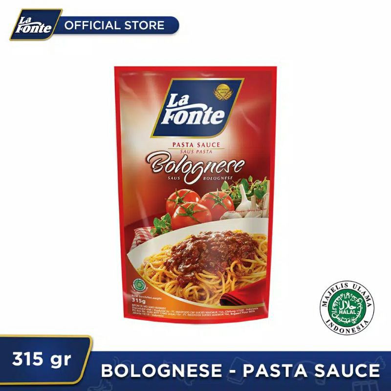 

La Fonte Saus Pasta Bolognese 315gr