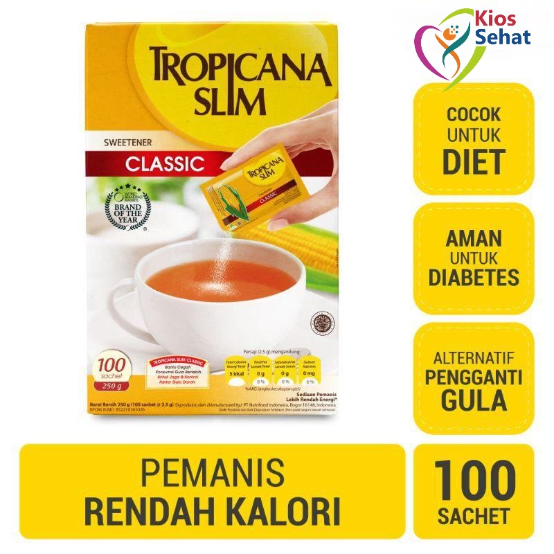 

TROPICANA SLIM Sweetwner CLASSIC *(100 Sachet)*