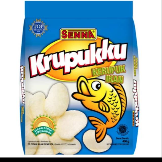 Senna krupukku udang / ikan /bawang  250 gram