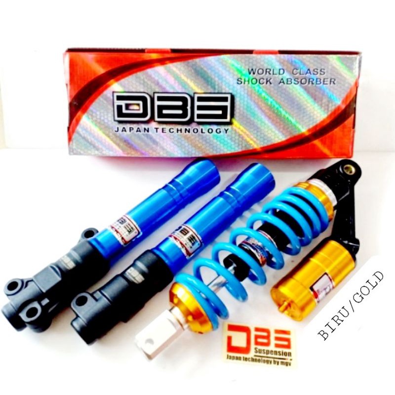 Paket variasi motor Shockbreaker Depan + Belakang Untuk Motor All Mio All Beat All Vario Uk Shock 310mm/330mm/Merek Shock DBS/Fastbikes Depan/Belakang