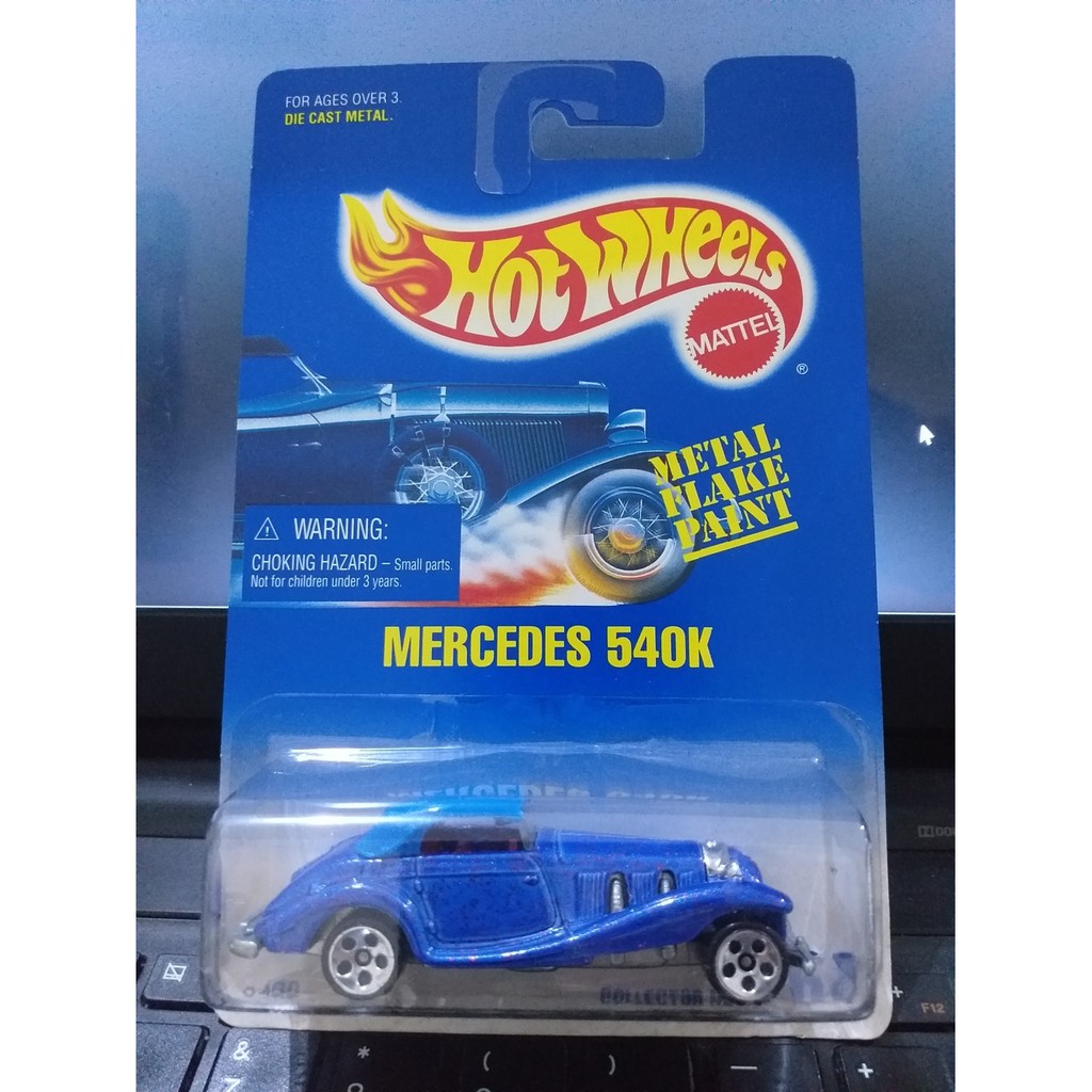 HOT WHEELS MERCEDES 540K BIRU