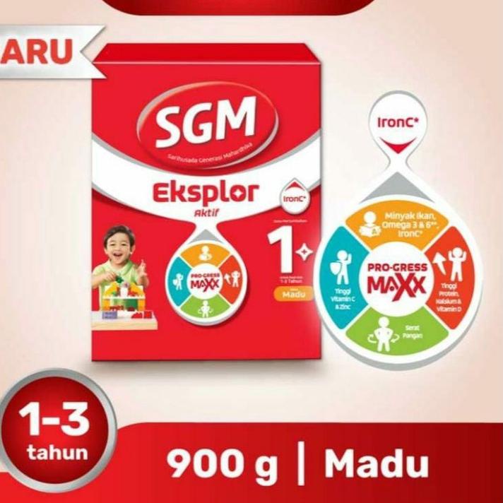 

Recomend SGM Eksplor Aktif 1+ Susu Pertumbuhan Madu-Vanilla 900 g ,.