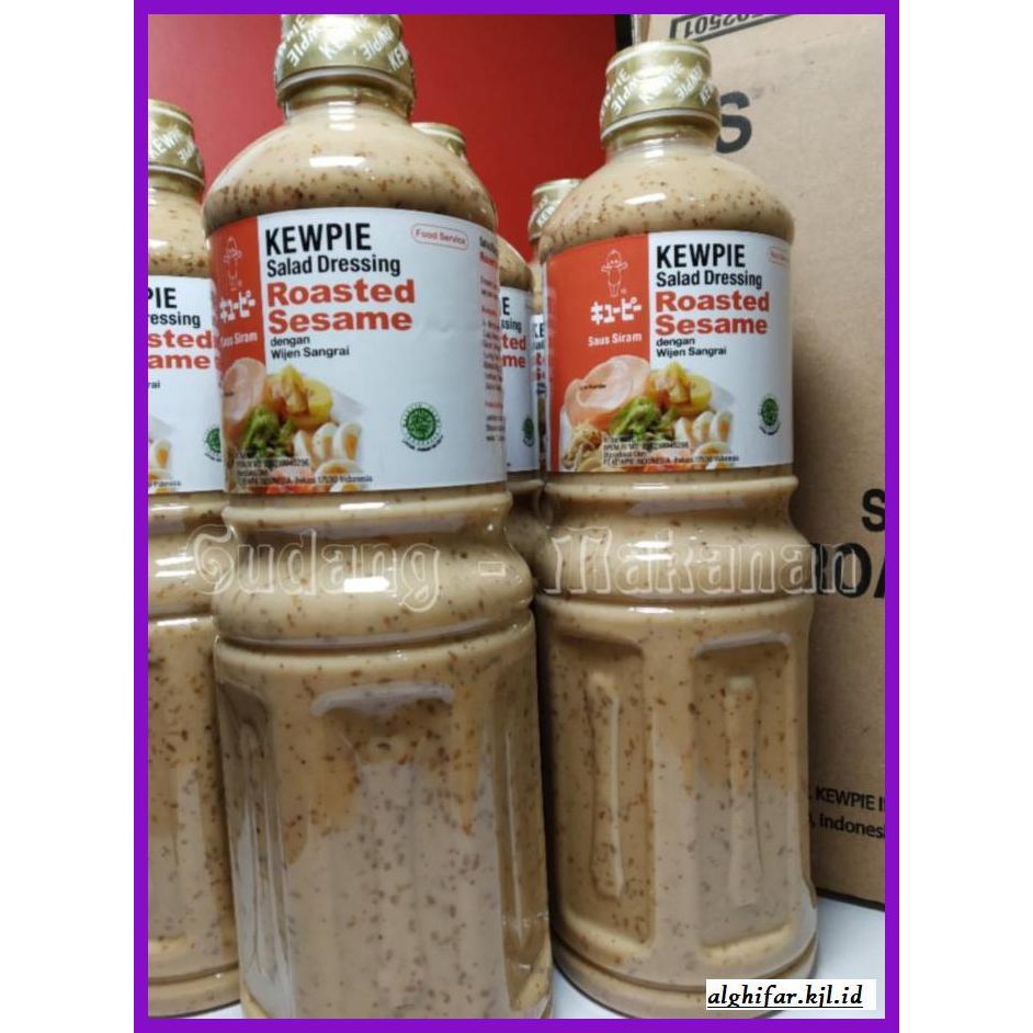 

gnidderdsaus- kewpie salad dressing roasted sesame 1 liter / saus wijen - pack standard -asliiiiii.