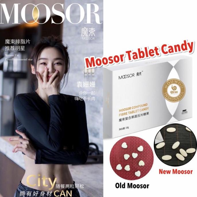 MOOSOR Compound Fibre Tablet Candy (Slimming Table Candy)