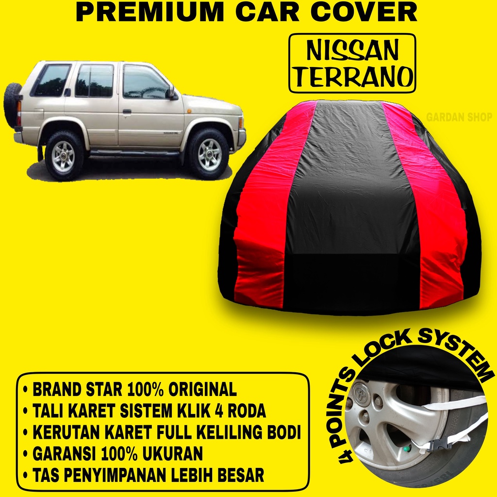 Body Cover NISSAN TERRANO Sarung MERAH Penutup Pelindung Bodi Mobil Opel BLAZER Waterproof PREMIUM