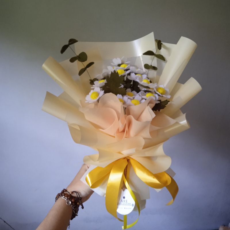 

Daisy Bouquet/Buket bunga daisy/buket wisuda/gift handmade by are bouquet