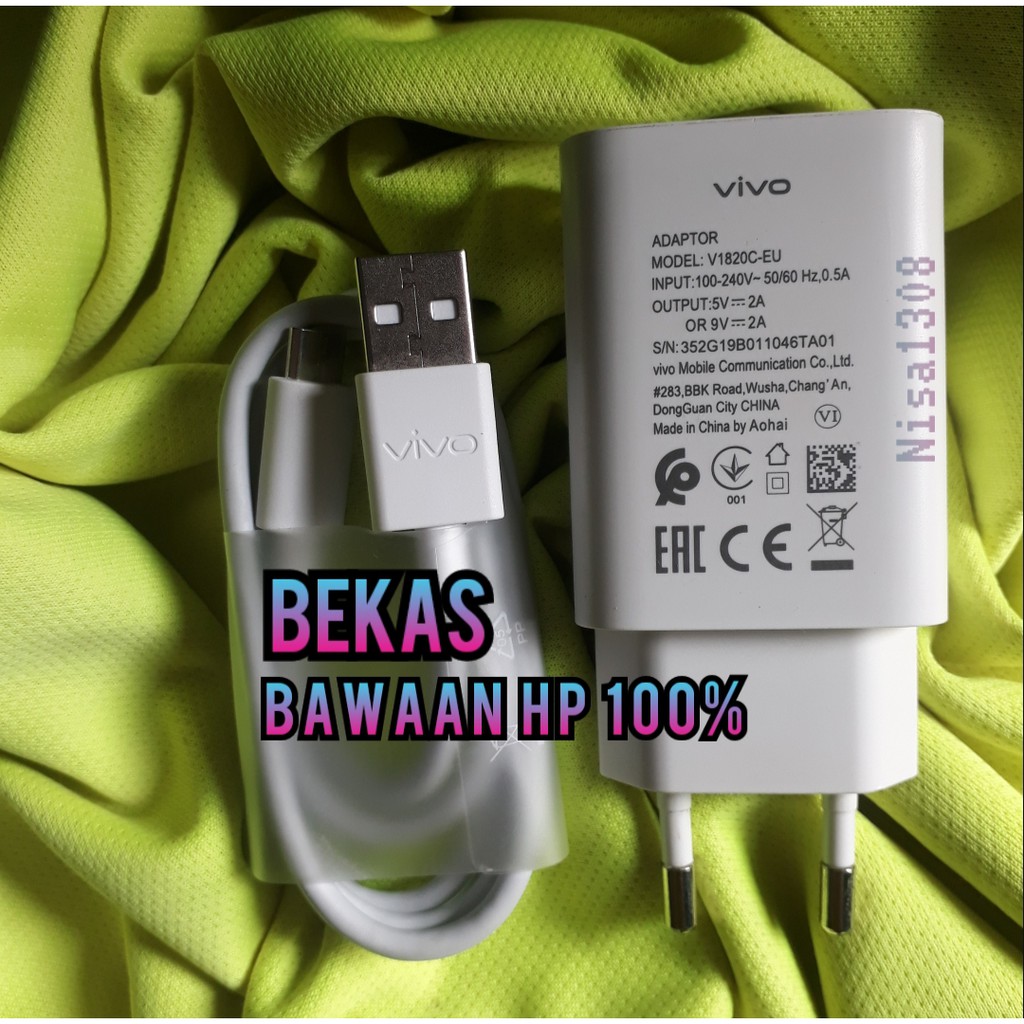 Charger vivo z1 pro original bawaan hp asli