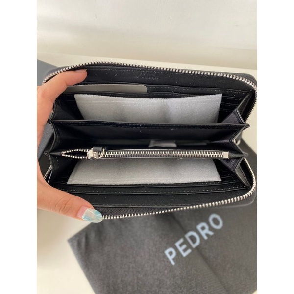 6.6 SALE | PDRO Men Long Textured Leather Wallet