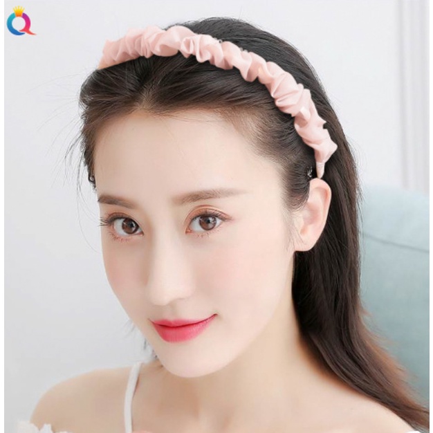 Bando Bandana Scrunchies Scrunchie Skruncis Wanita Bando Korea Hill