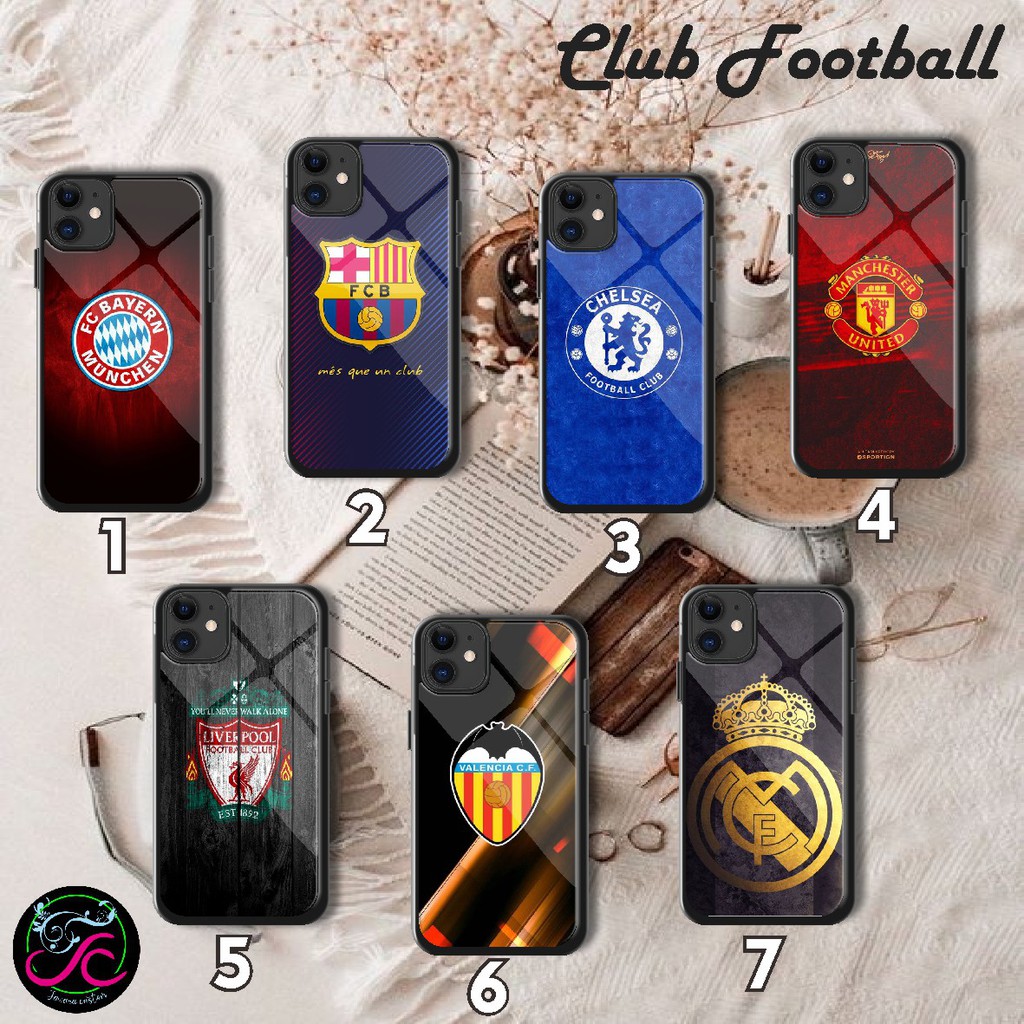 Custom Case Casing Kesing Hardcase 2D glossy FOOTBALL samsung J7 CORE J7 A3 A5 A6 A7 2016 2018 2017 