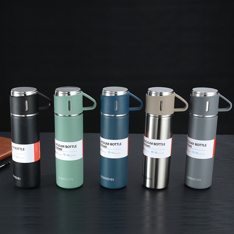 Termos Sultan Vaccum Flask Cup Stainless Botol Minum Set 500ml Termurah