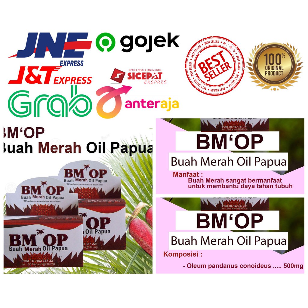 BUAH MERAH OIL PAPUA / BMOP 60 KAPSUL Mengobati HIV AIDS