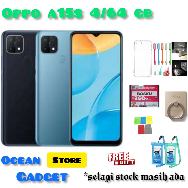 OPPO A15s RAM 4/64 GB GARANSI RESMI