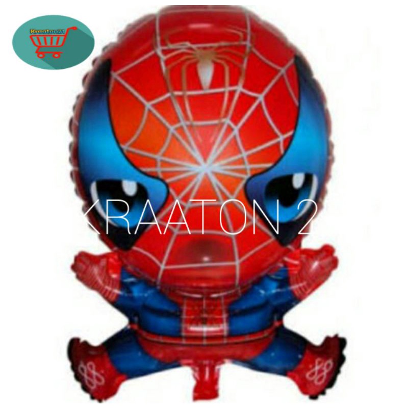 balon karakter spiderman / balon spiderman / balon super hero / balon anak / balon gas / balon heliu