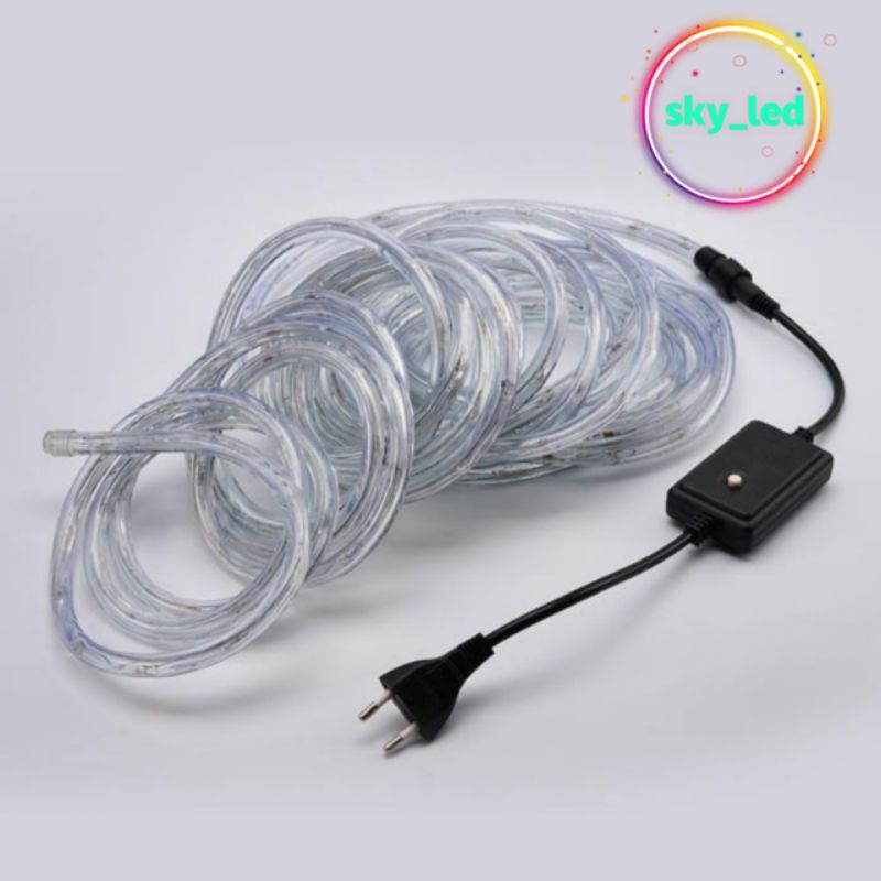 sky_led lampu led selang 10m bulat warna warni/ rope light /lampu dekorasi  10m  colorful