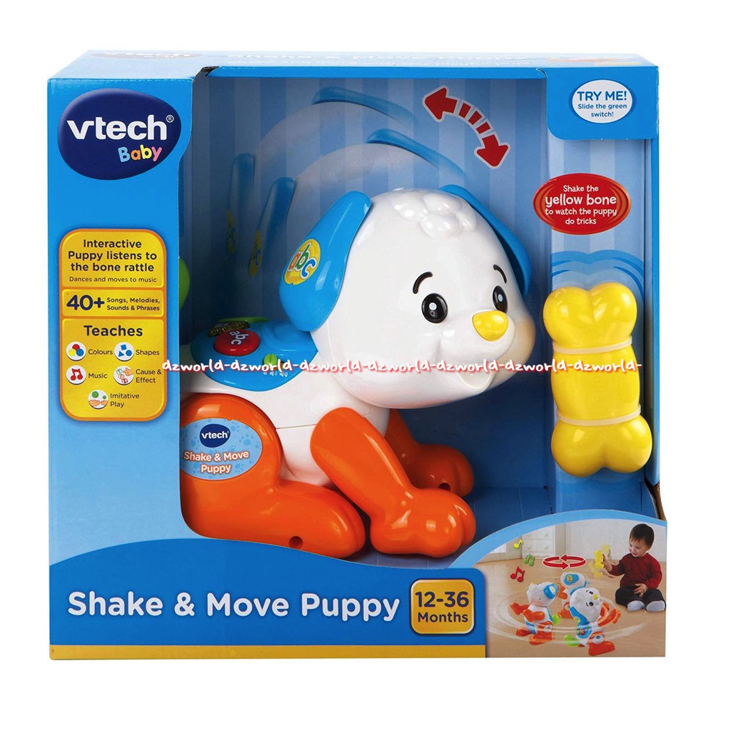 Vtech Baby The Puppy Run Lay Down Mainan Anak Berbentuk Anjing