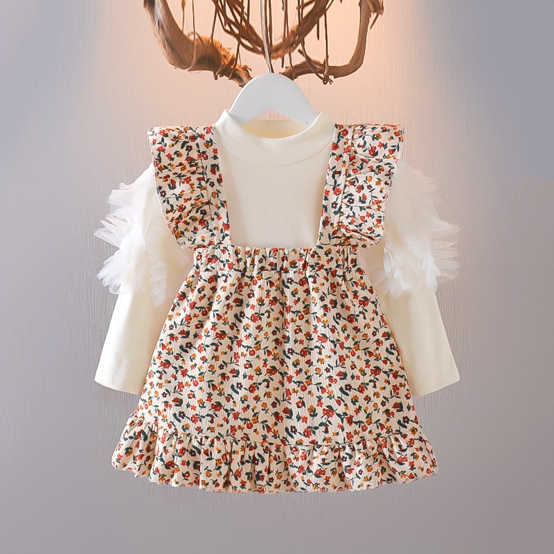 LittleAaron DRESS SHANIA GIRLS EBV Baju Dress Anak Perempuan Import