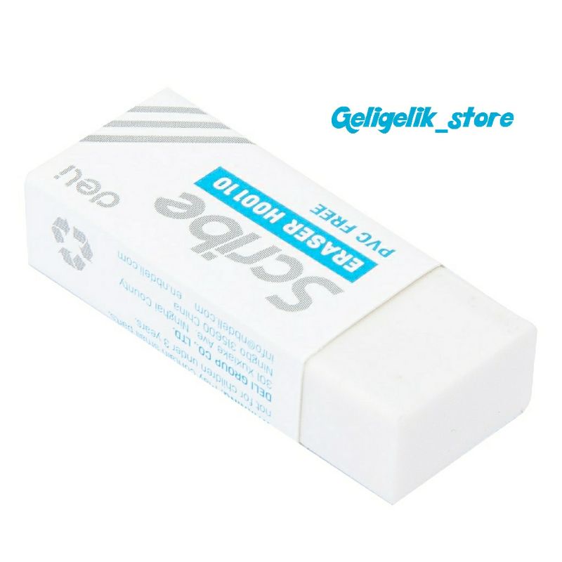 

DELI ERASER EH-00110 PUTIH / PENGHAPUS PENSIL BEBAS DEBU
