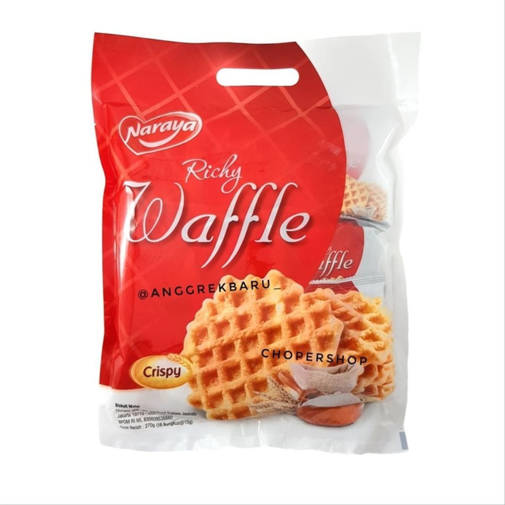 

NARAYA RICHY EGG BUTTER WAFFLES 270GR