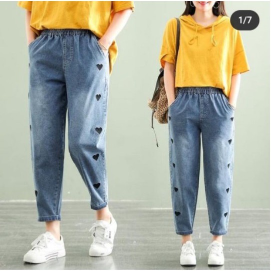 CELANA JOGGER // CELANA JEANS WANITA //  BAGGY CARGO JEANS WASH // CELANA KEKINIAN // JOGER TERBARU