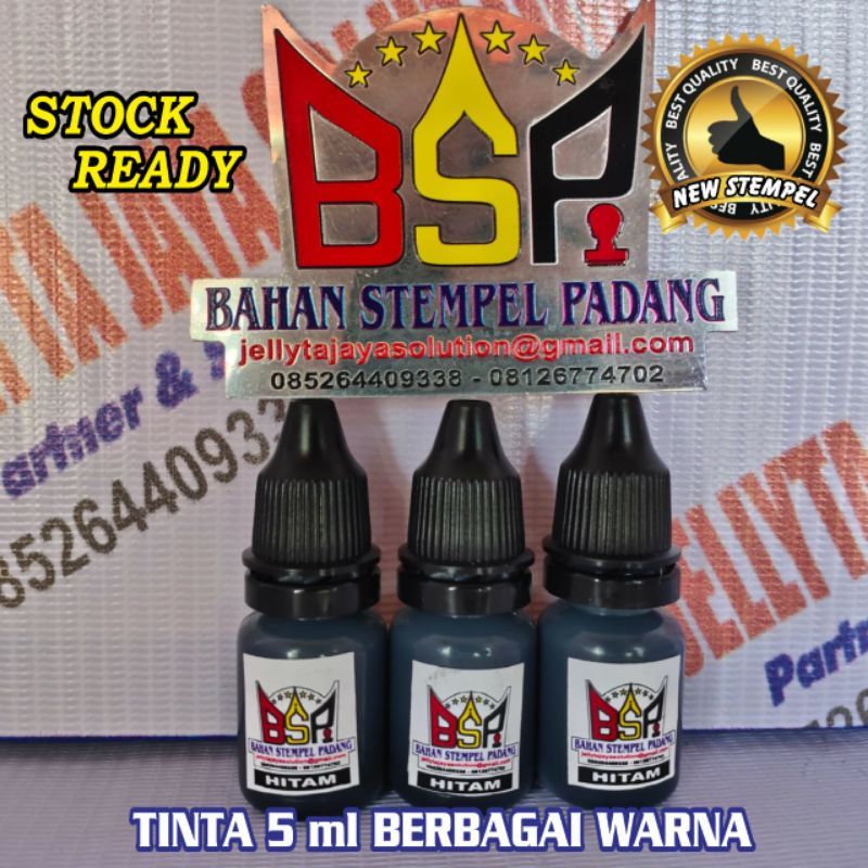 

TINTA STEMPEL FLASH HITAM 10 ML