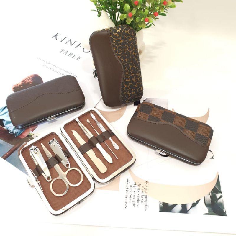 1263 MENICURE PEDICURE SET 7IN1 KEMASAN DOMPET / alat menicure pedicure /(tanyakan stok)