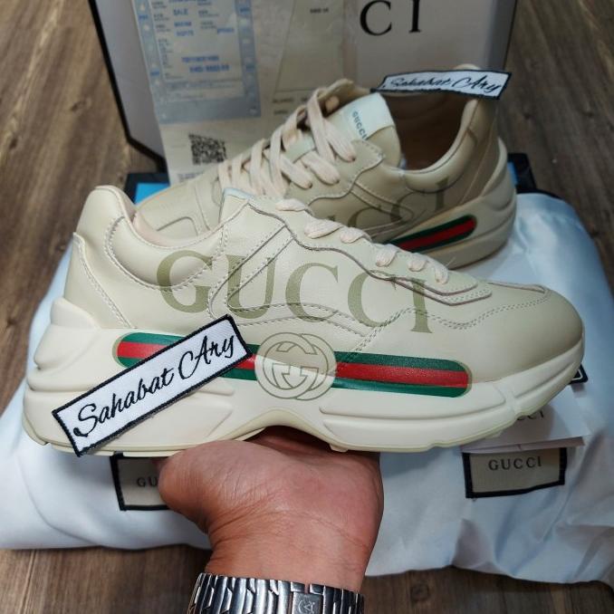 gucci rhyton trainers