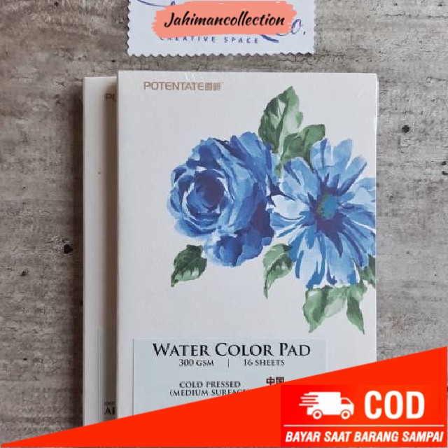 

✨ BISA COD ✨ POTENTATE WATERCOLOR PAD COLD PRESS A5