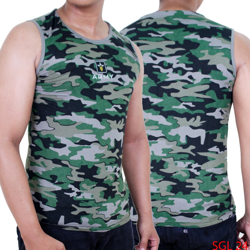 Singlet Army Pria Sporty-SGL 24