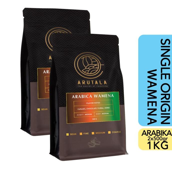

[ COD ] ARUTALA Kopi Arabika Papua Wamena 1KG PROMO Kode 141